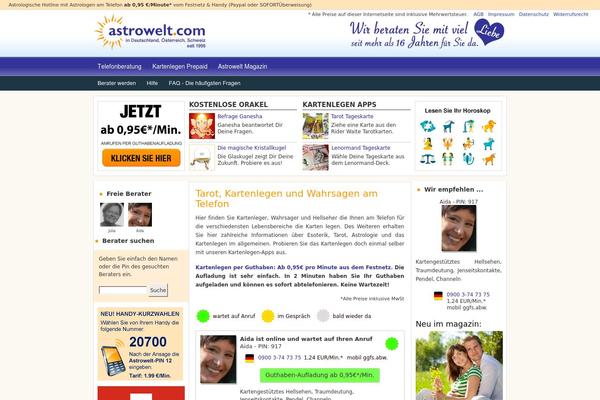 astrowelt.ch site used Astrowelt