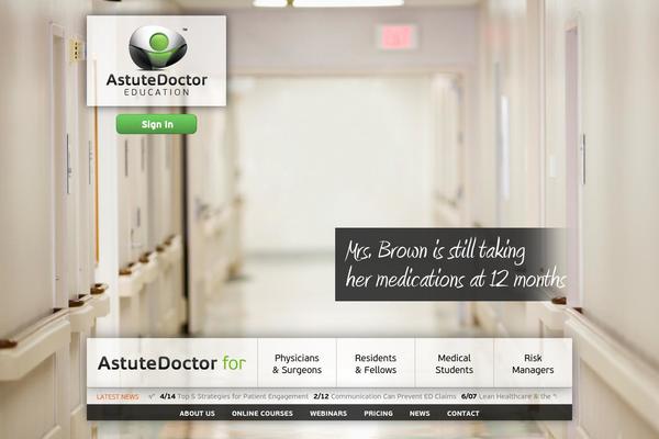 astutedoctor.com site used Astutedoctor