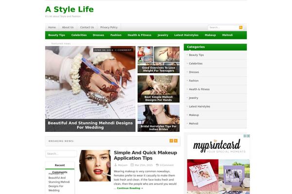 astylelife.com site used Resizable