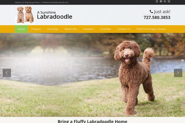 WordPress website example screenshot