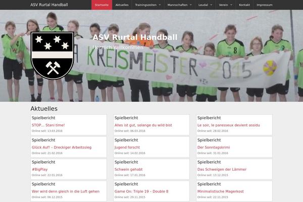 asv-rurtal-handball.de site used Asv-rurtal-theme