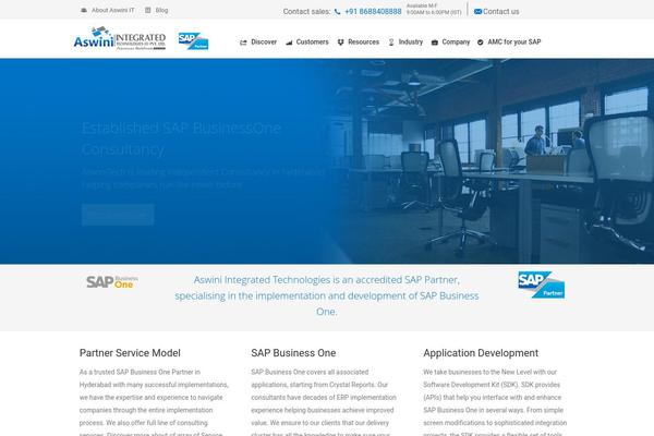 WordPress website example screenshot