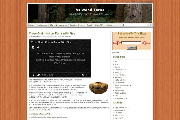 WordPress website example screenshot