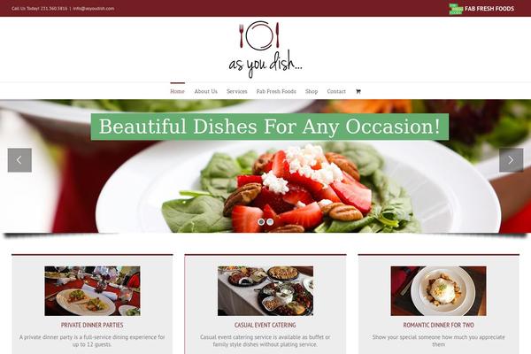 Avada theme site design template sample