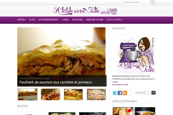 Foodpress theme site design template sample