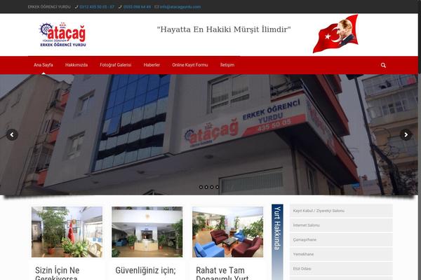 WordPress website example screenshot