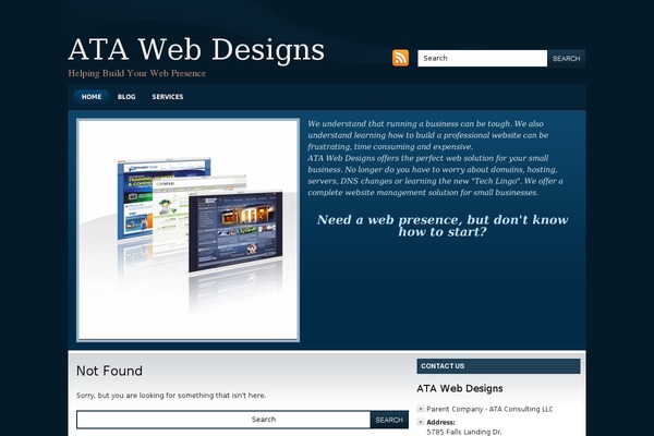 Companystyleblue theme site design template sample