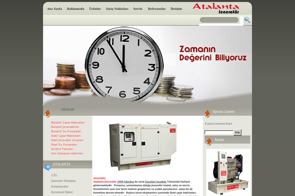 atalantajenerator.com site used Atalanta