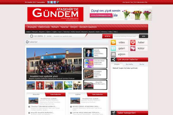 atasehirdegundem.com site used Trendportal