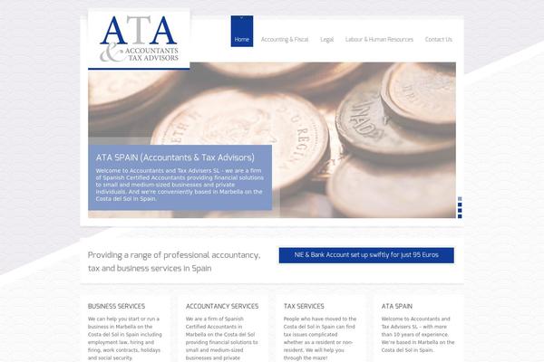 WordPress website example screenshot