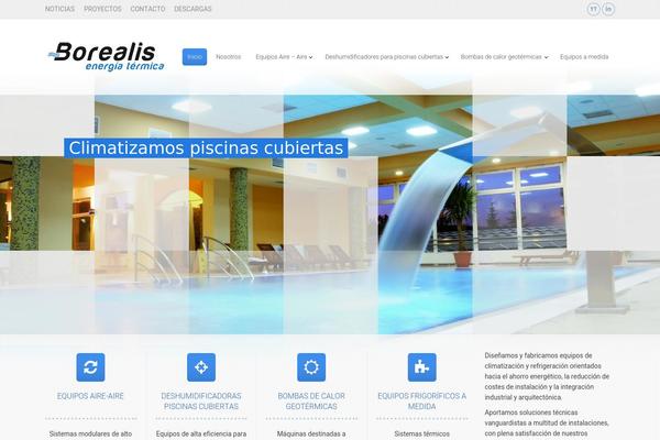 The7 theme site design template sample