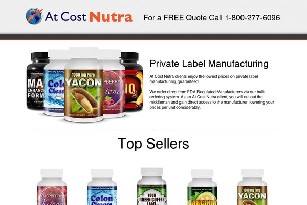 atcostnutra.com site used Atcostnutra.com