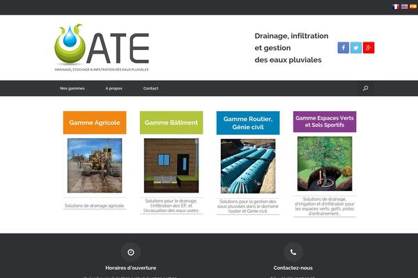 Vantage theme site design template sample