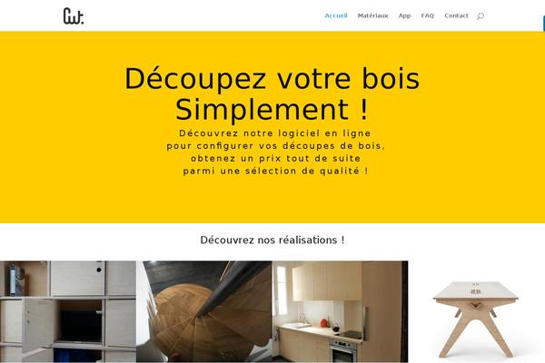 Divi theme site design template sample
