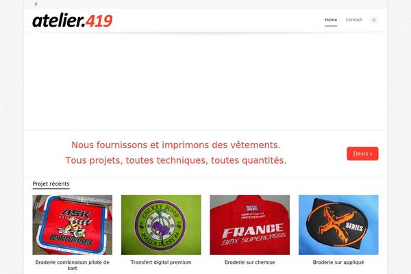 Flexform theme site design template sample