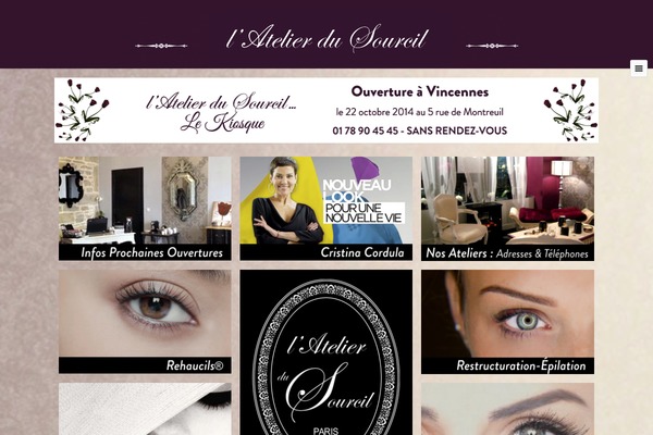 atelierdusourcil.fr site used Atelierdusourcil.fr