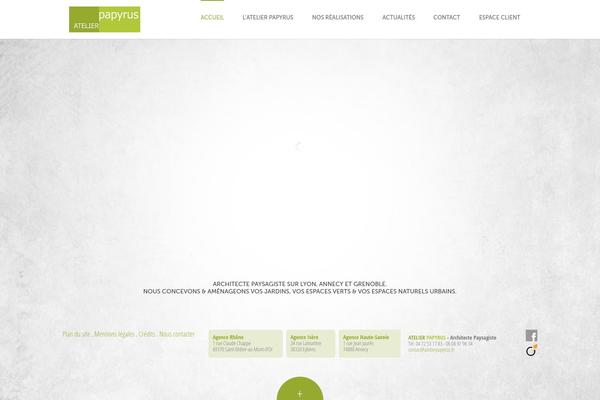Blandes theme site design template sample