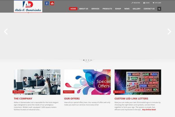 WordPress website example screenshot