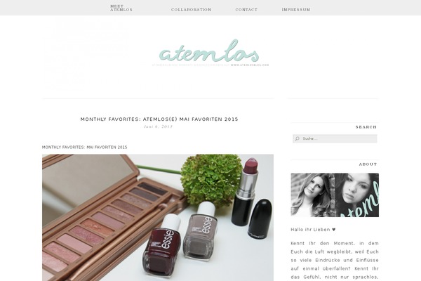 atemlosblog.de site used Serein