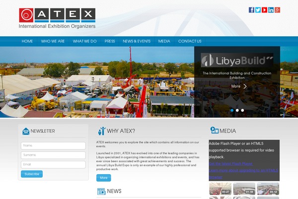 atex.com.ly site used Atex