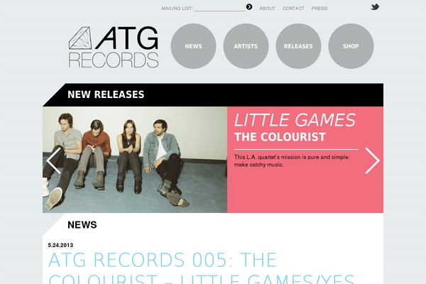 atgrecords.com site used Atg-site