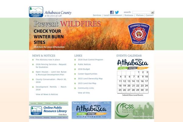 athabascacounty.com site used Athabasca