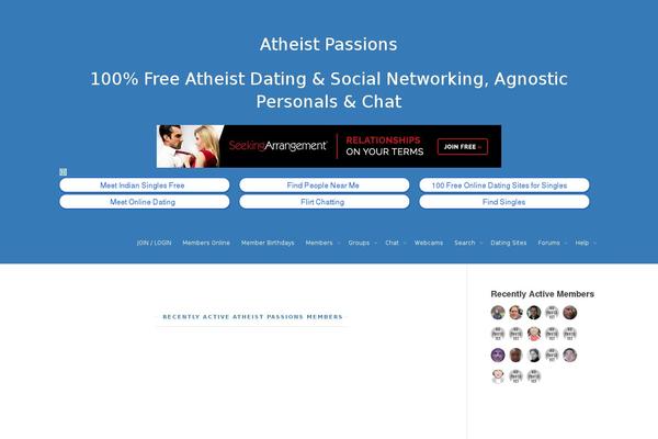atheistpassions.com site used Passions