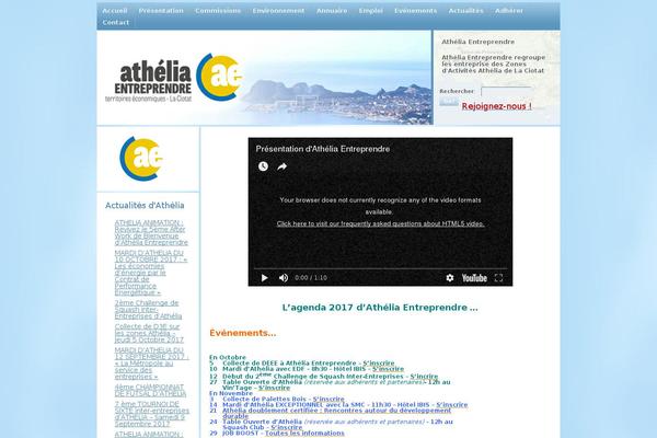 atheliaentreprendre.fr site used Chad-child-theme