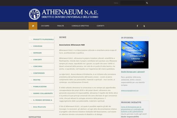 athenaeumnae.it site used Theme1532