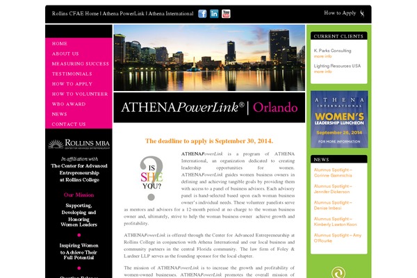 athenaorlando.com site used Appleton