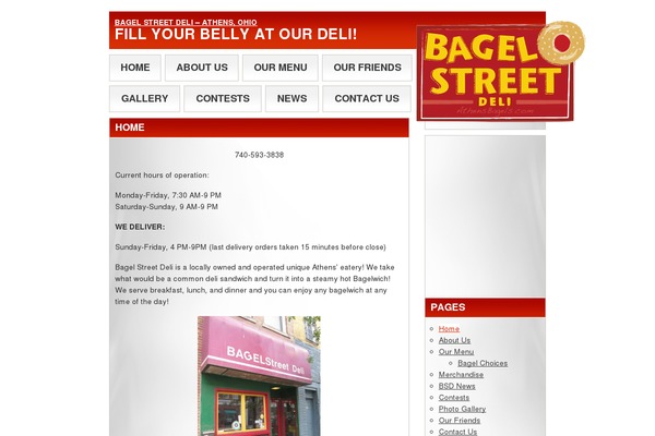 athensbagels.com site used theRunningStone