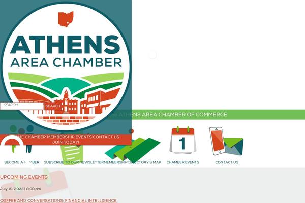 athenschamber.com site used Ev_chamber-theme
