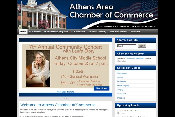 athenschamber.org site used Graphene.1.8.3