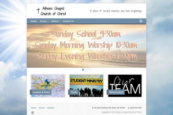 WordPress website example screenshot