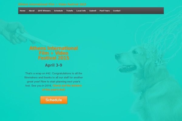 WordPress website example screenshot