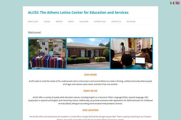 WordPress website example screenshot