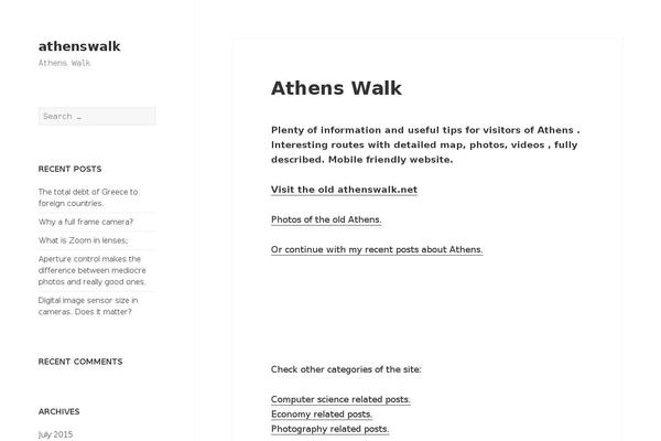 Twenty Fifteen theme site design template sample