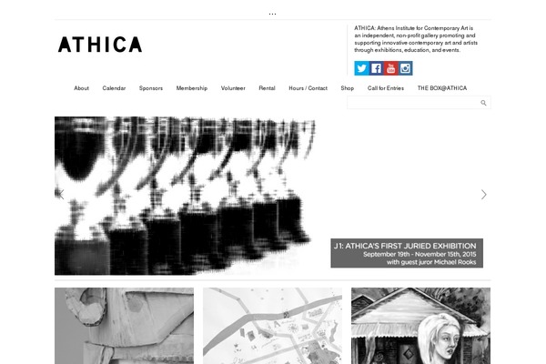 athica.org site used Architektthemeresponsive