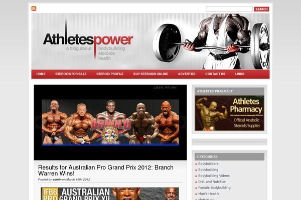 athletespower.com site used Styledelement