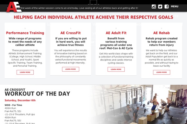 athletic-evolution.com site used Ae2014