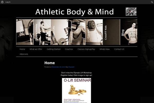athleticbodyandmind.com site used Sliding Door