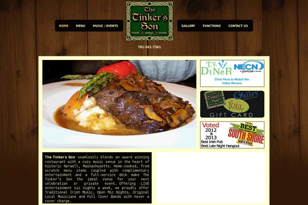 Twenty Twelve theme site design template sample