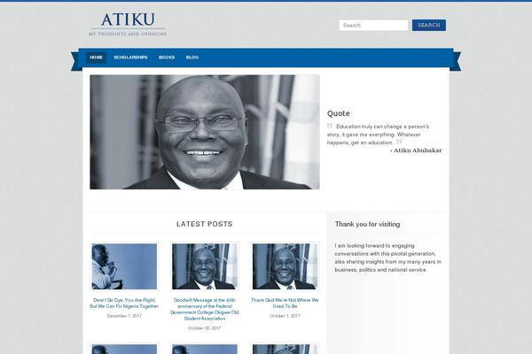 atiku.org site used Campaign-child