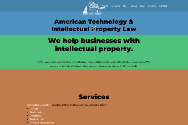 WordPress website example screenshot