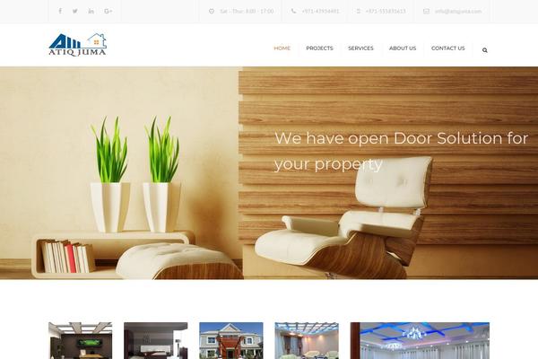 WordPress website example screenshot