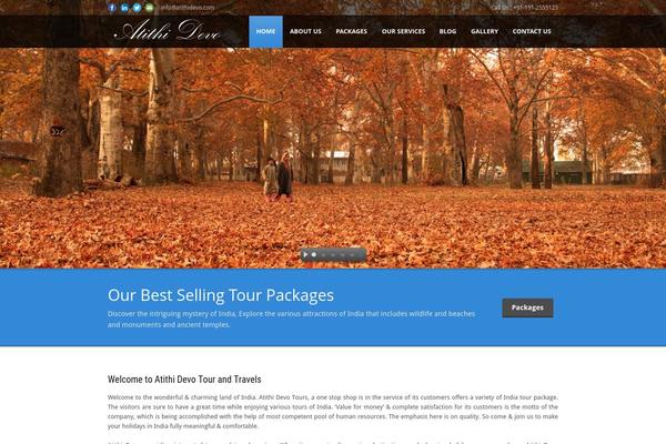 Tour Package v1.01 theme site design template sample
