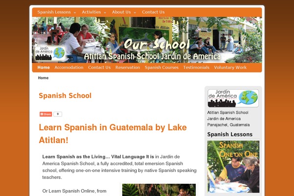 atitlanspanishschool.com site used Spanishschool
