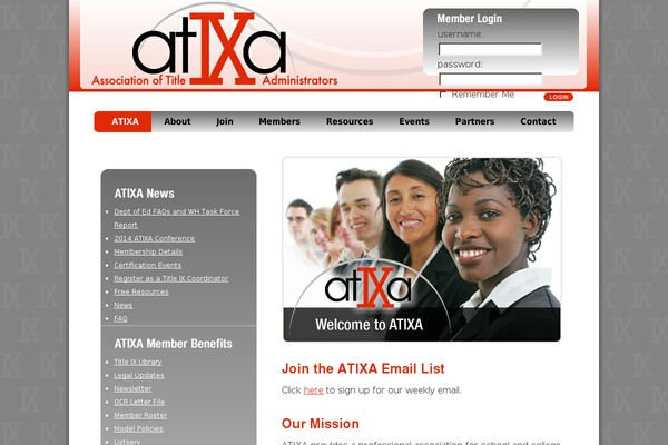 atixa.org site used Glantz-tng