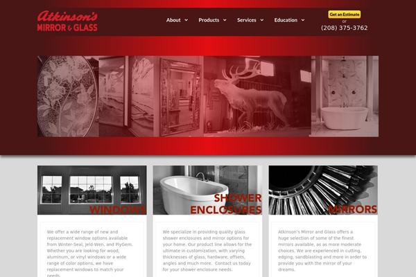 atkinsonsmirrorandglass.com site used Atkinsonsmirrorandglass