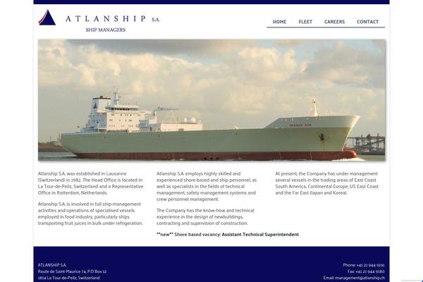 atlanship.eu site used Atlanship